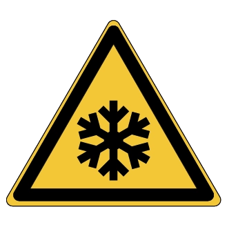 Basses températures conditions de gel