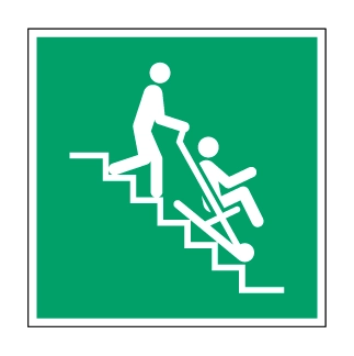 Chaise d'évacuation