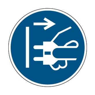 Débrancher la prise d'alimentation du secteur