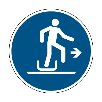 Descendre à droite de la luge