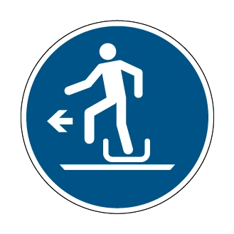 Descendre à gauche de la luge