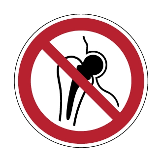 Entrée interdite aux porteurs d'implants métalliques