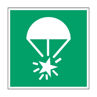 Fusée éclairante à parachute