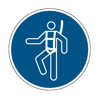 Harnas de sécurité obligatoire