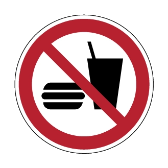 Interdiction de manger ou de boire