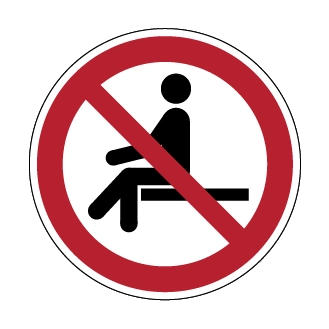 Interdiction de s'asseoir