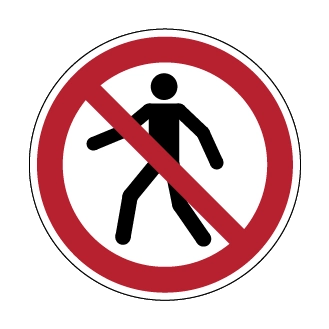 Interdit aux piétons