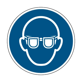 Lunettes de protection obligatoires