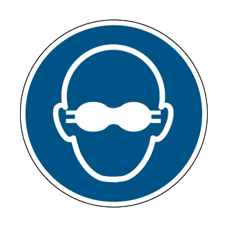 Lunettes de protection opaques obligatoires