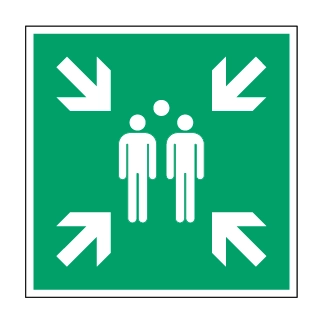 Point de rassemblement après écacuation