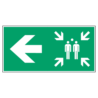 Point de rassemblement après évacuation