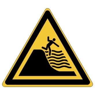 Danger Plages à forte déclivité