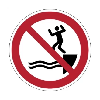 Ne pas sauter dans l'eau