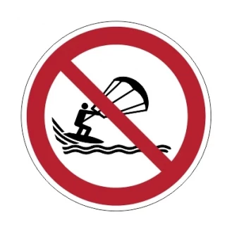 Pratique du kitesurf interdite