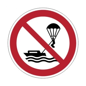 Pratique du parachute ascencionnel interdite