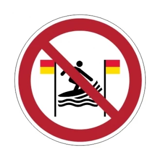 Pratique du surf interdite entre les drapeaux rouge et jaune